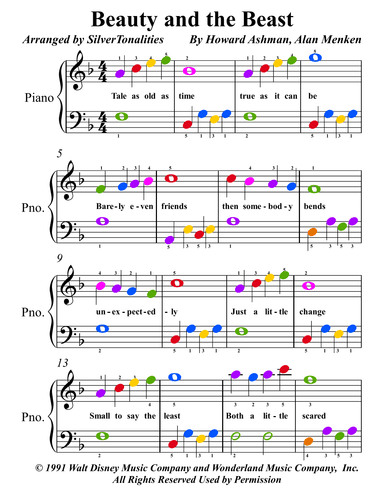 Beauty And The Beast (arr. SilverTonalities)
