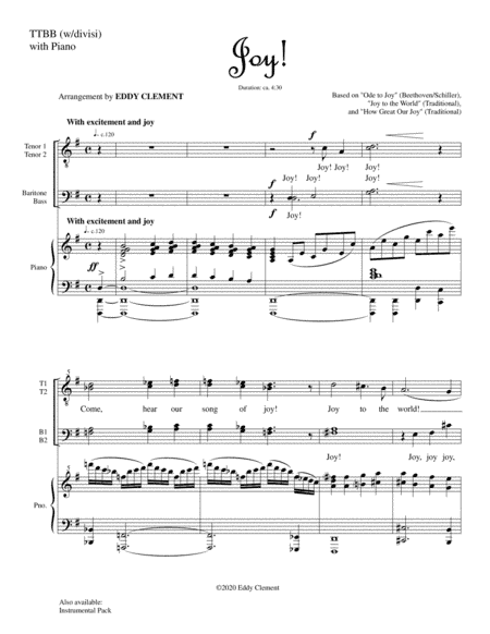 Joy! (arr. EDDY CLEMENT)