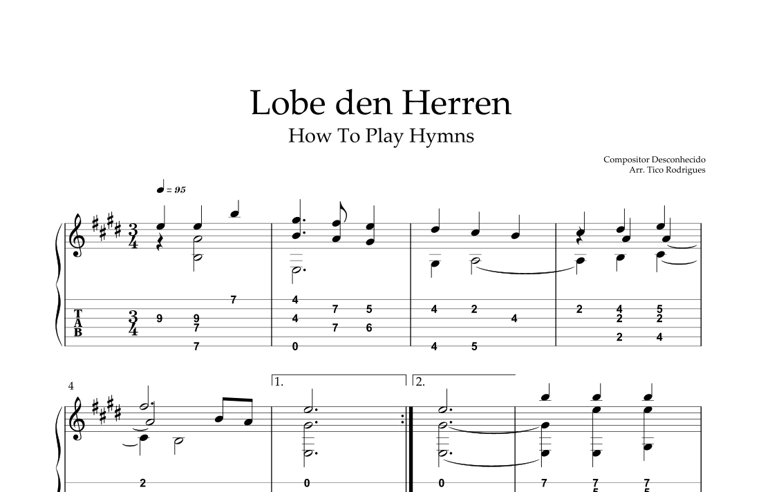Lobe den Herren (arr. Tico Rodrigues)