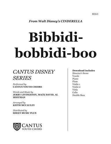 Bibbidi-bobbidi-boo (the Magic Song) (arr. Keith McCauley)