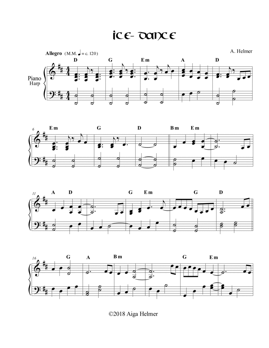 Ice Dance  in D Major