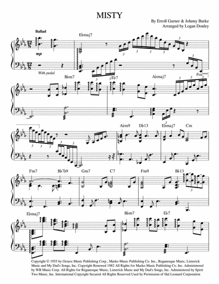 Misty (arr. Logan Donley)