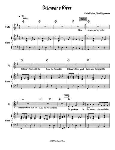 Delaware River -  Piano/Vocal/Guitar
