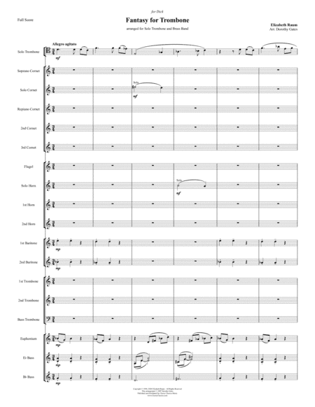 Fantasy for Trombone and Brass Band (arr. Dorothy Gates)