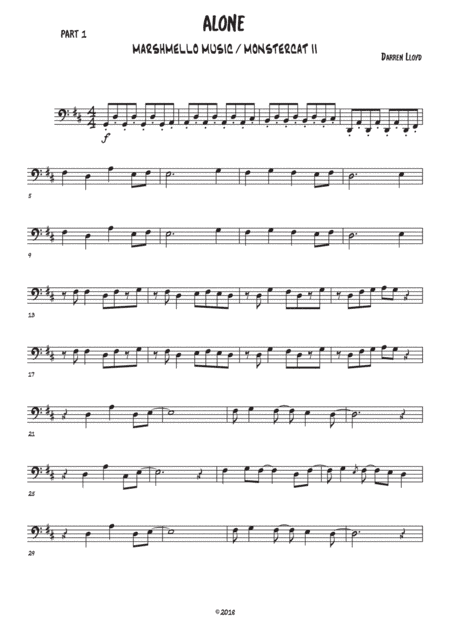 Alone (arr. Darren Lloyd)