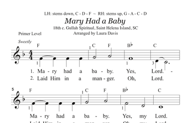Mary Had a Baby (arr. Laura Davis)