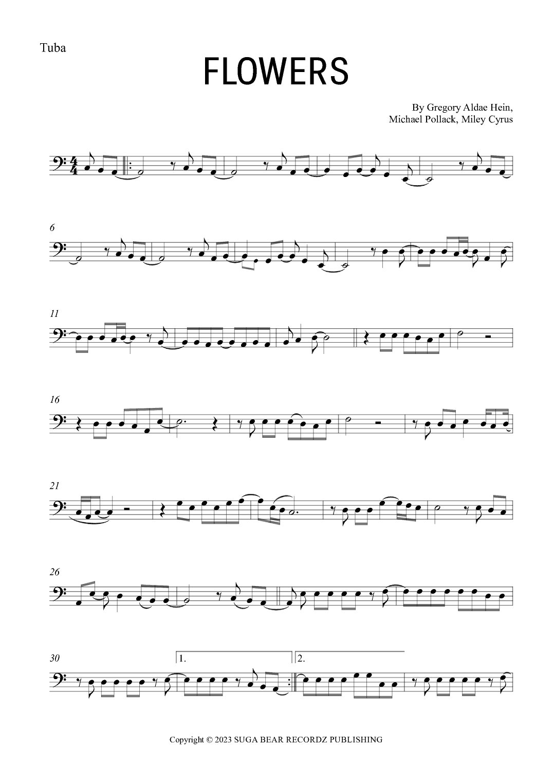 Flowers (arr. Gabriel Oliveira)
