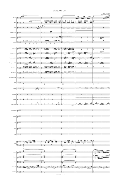 O Lord our lord (arr. Frederickie Bornface)