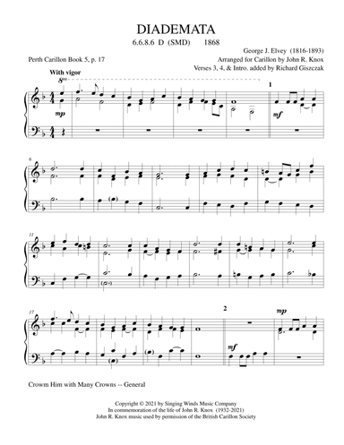 DIADEMATA (arr. John R. Knox & Richard Giszczak)