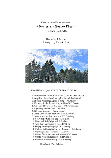 Nearer my God to Thee (For Violin and Cello) (arr. Han-Ki Kim)
