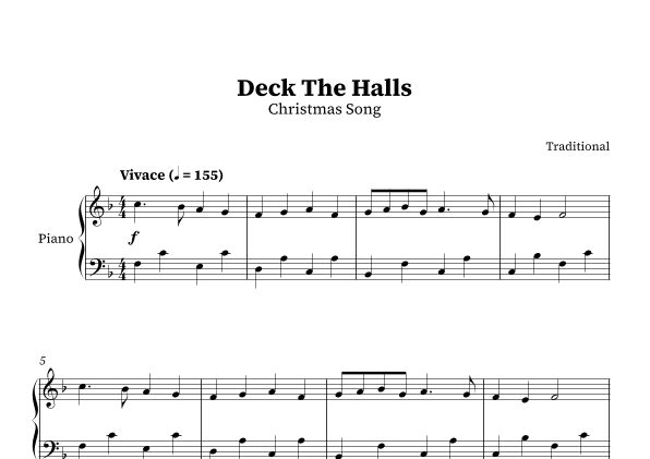 Deck The Halls (arr. Guima's Editions)