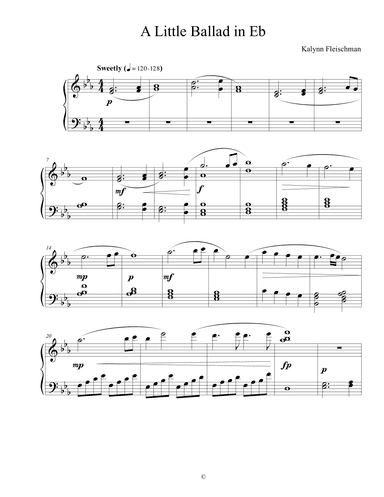 A Little Ballad in Eb