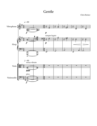 Gentle (Quartet Version)