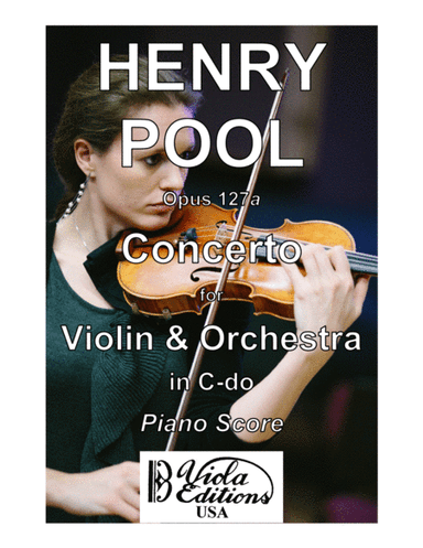 Opus 127a, Concerto for Violin & Orchestra in C-do (Piano Score)