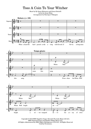 Toss A Coin To Your Witcher (arr. Henrique F Mangoni)