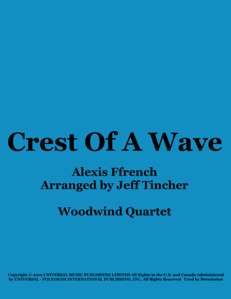 Crest Of A Wave (arr. Jeff Tincher)