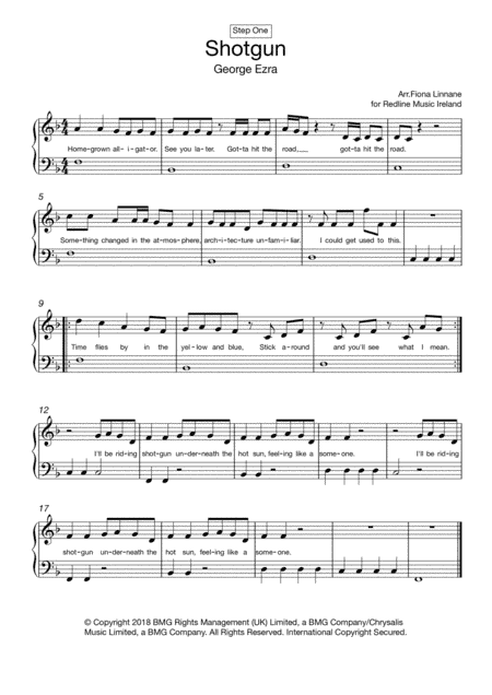 Shotgun (arr. Fiona Linnane)