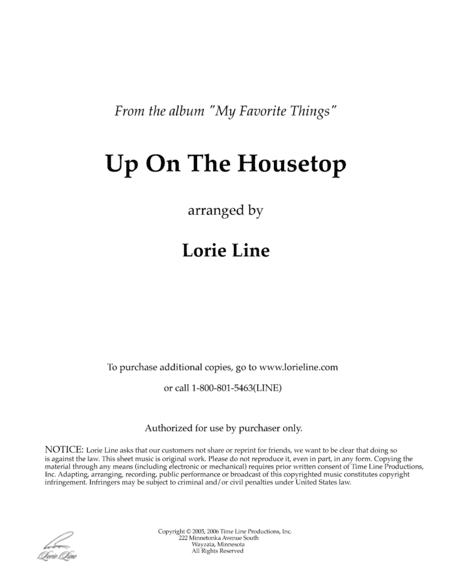 Up On The Housetop (arr. Lorie Line)