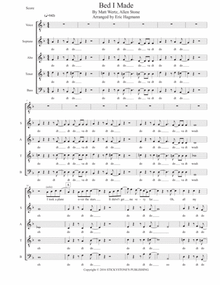 Bed I Made (arr. Eric Hagmann)