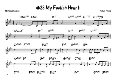 My Foolish Heart (arr. John Fries)