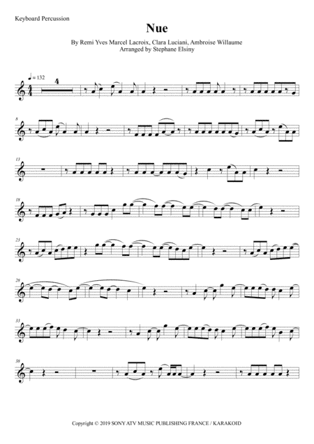 Nue (arr. Stephane ELSINY)