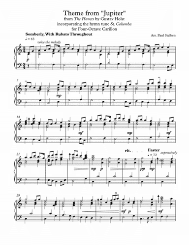 Theme from "Jupiter" for Carillon (arr. Paul Stelben)