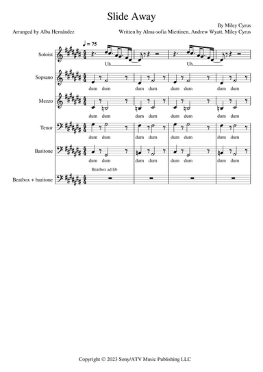 Slide Away (arr. Alba Hernandez)