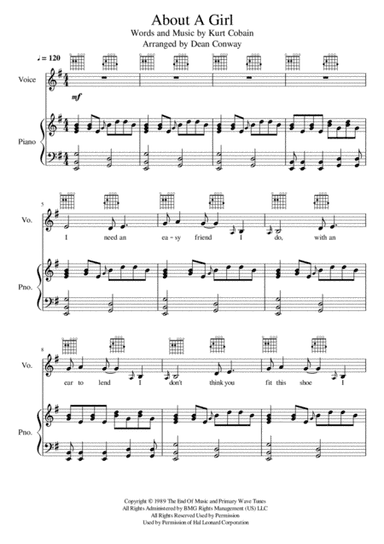 About A Girl (arr. Dean Conway)