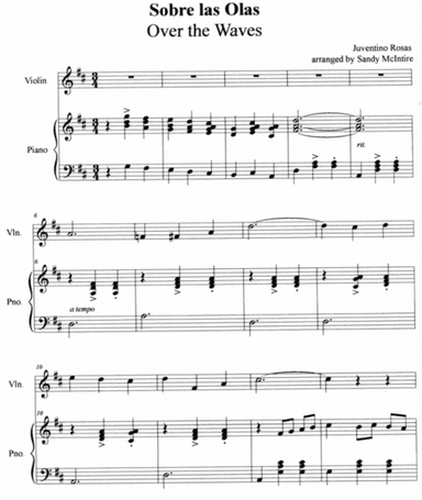 Sobre las Olas (arr. Sandy McIntire)