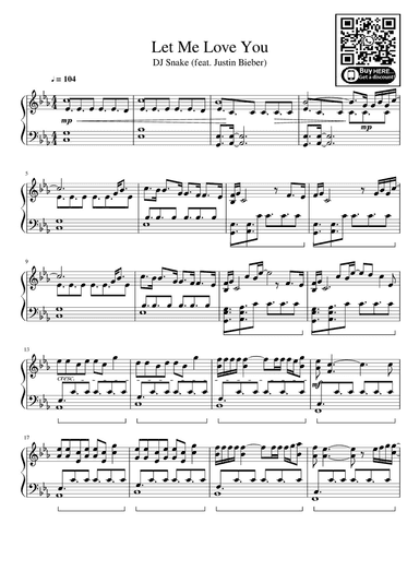 Let Me Love You (arr. eduardo)