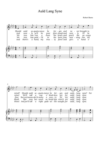 Auld Lang Syne (arr. Alex Nunes Rodrigues)