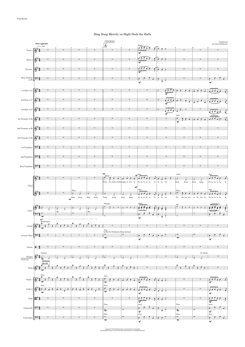 Ding Dong Merrily on High / Deck The Halls - Childrens' Choirs with Pops Orchestra (arr. Daryl McKenzie)