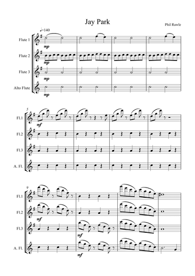 Jay Park - Flute Quartet