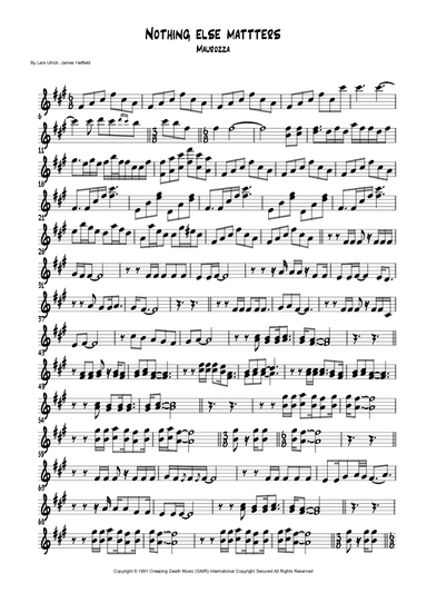 Nothing Else Matters (arr. Maurozza)