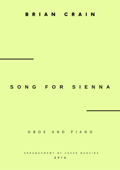 Song For Sienna (arr. César Madeira)