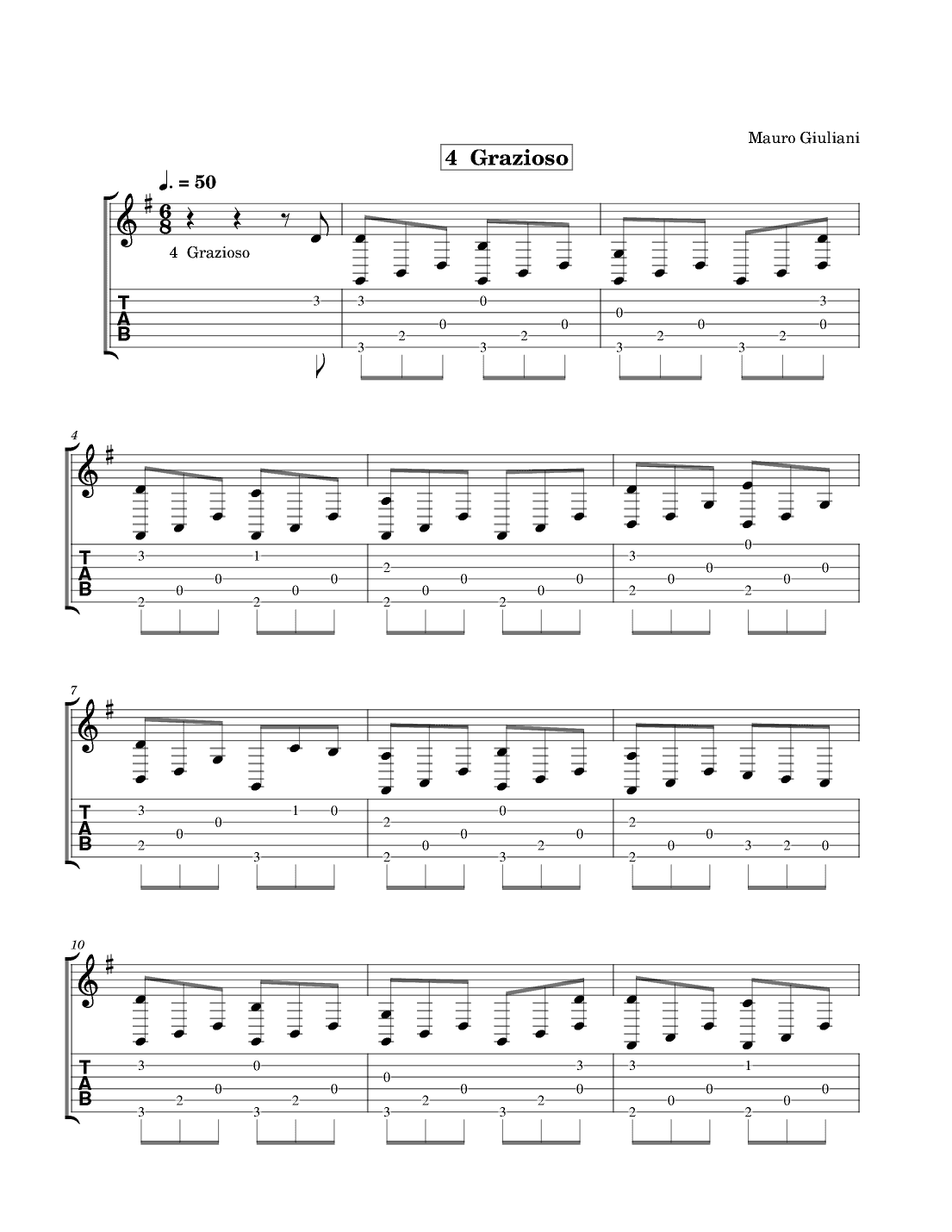 4 Grazioso (arr. Tracy Dean McCallum)