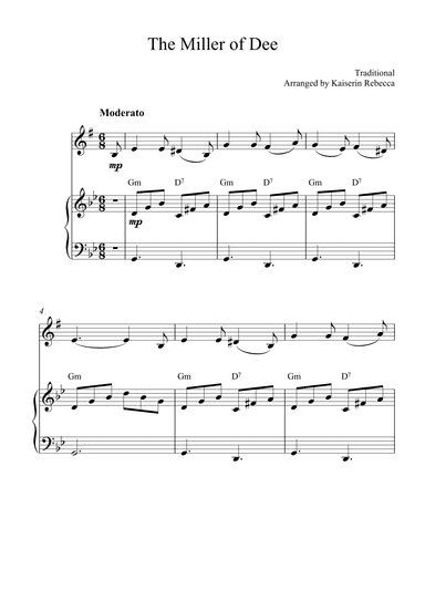 The Miller of Dee (arr. Kaiserin Rebecca)
