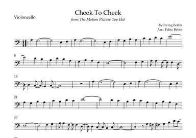 Cheek To Cheek (arr. Fabio Britto)