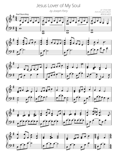 Jesus Lover of My Soul (arr. Christi Stills)