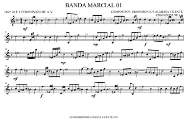 BANDA MARCIAL 01 - Horn in F 1