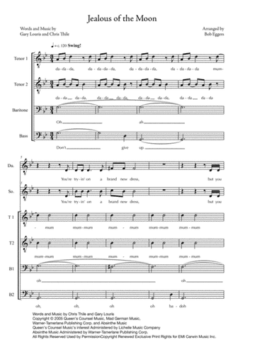 Jealous Of The Moon (arr. Bob Eggers)