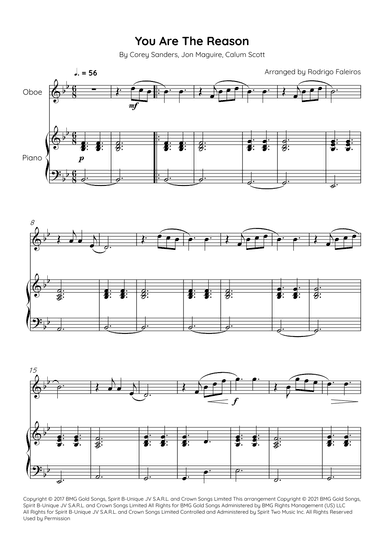 You Are The Reason (arr. Rodrigo Faleiros)