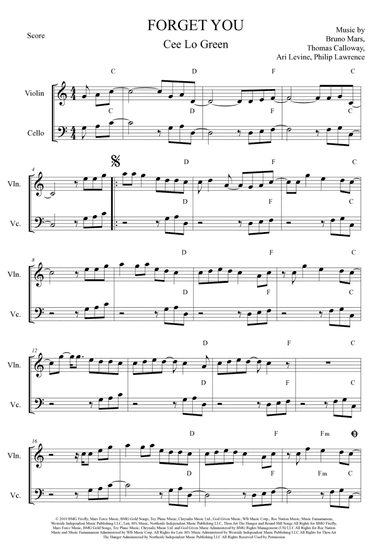 Forget You (arr. Anderson Quevedo)