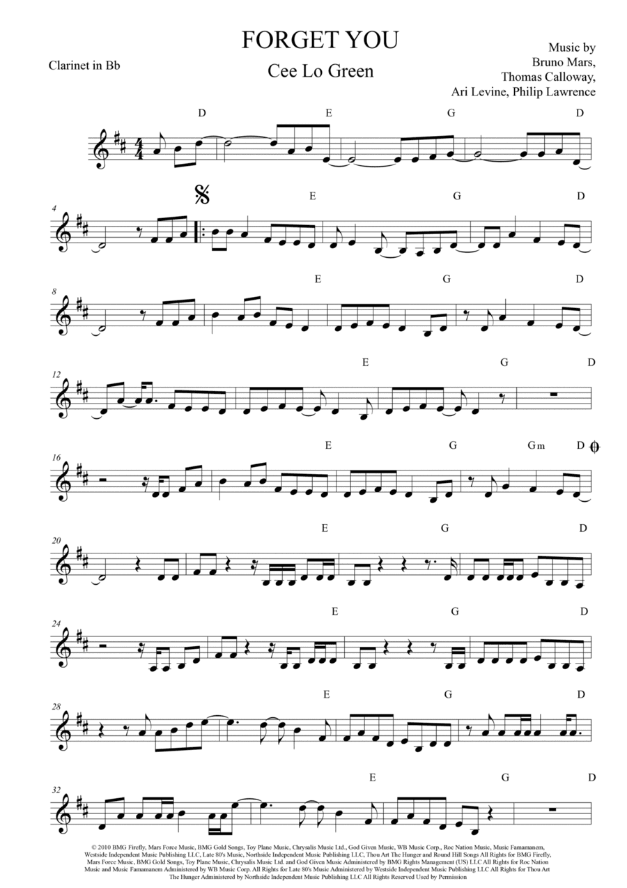 Forget You (arr. Anderson Quevedo)
