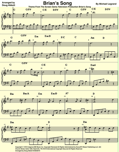 Brian's Song (arr. Doug Abbott)