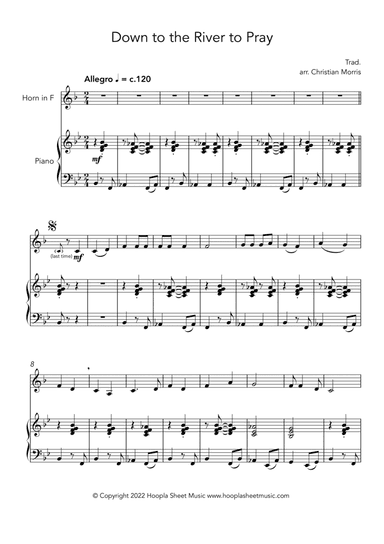 Down to the River to Pray (Rock Style) (arr. Christian Morris)
