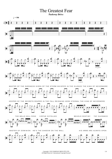 The Greatest Fear (arr. Cyril Mayer)