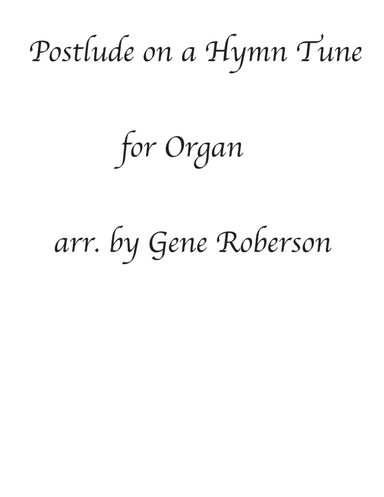 Hymne (arr. Gene Roberson)