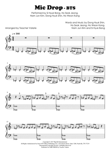 Mic Drop (arr. Teacher Valarie)
