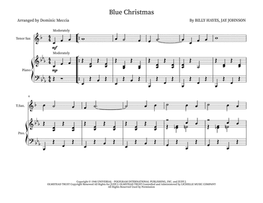 Blue Christmas (arr. Dominic Meccia)